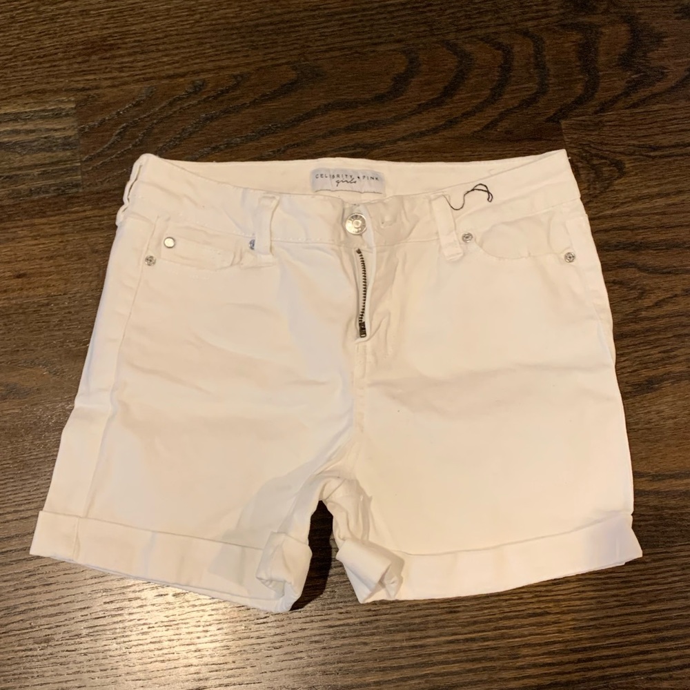 Celebrity Pink Girls white shorts size 16